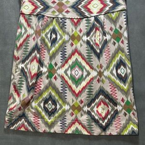 Free People Southwestern Print Mini Skirt - Boho Geometric - Size XS